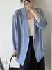 Chiffon Suit Coat Women's Thin Design Sense of Minority British Style Casual Vertical Sense Suit Women Blazers Jacket Women