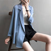 Chiffon Suit Coat Women's Thin Design Sense of Minority British Style Casual Vertical Sense Suit Women Blazers Jacket Women