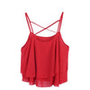 Chiffon Tank Top Women New Summer Sleeveless Shirt Sexy Ruffle Camis Loose Casual Female Tops Vest Ladies Beach Short Vest