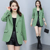 Chikichi Elegant Green Blazer Women Spring Street Blazer Casual Commuter British Style Blazer Women Office Lady Suit Blazer XXXL