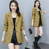 Chikichi Elegant Green Blazer Women Spring Street Blazer Casual Commuter British Style Blazer Women Office Lady Suit Blazer XXXL
