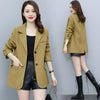Chikichi Elegant Green Blazer Women Spring Street Blazer Casual Commuter British Style Blazer Women Office Lady Suit Blazer XXXL