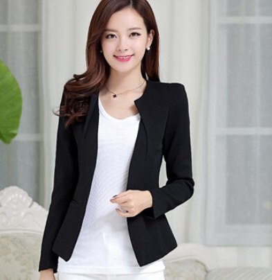 Chinese Style New Spring Fashion Women Suit Elegant Round collar Pure color Suit Women Slim Big yards Leisure Office Suit G2127