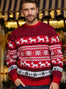 Christmas Winter Pullover Family Casual Deer Knitted Sweater Couples Vintage Loose Knitwear Unisex Thick Long Sleeve Warm Jumper