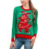Christmas Winter Pullover Women Casual Deer Knitted Sweater Vintage Loose Long Sleeve Knitwear Female Elegant O-Neck Warm Jumper