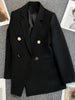 Circyy Blazer Women Office Lady Green Spring Autumn 2023 Suits Coat Clothing Notched Collar Solid Korean Chic Casual