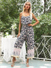 Circyy Women Rompers Sleeveless Boho 2023 Backless Summer Clothe Beach Printing Spaghetti Strap Dresses Ruffled Casual