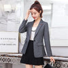 Classic Blazer Women's Slim Fitting Single Button Black Blazers Women Office Lady Jacket Pockets Female Chic OL Tops