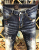 Classic retro casual jeans, men/women street sports motorcycle jeans
