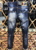 Classic retro casual jeans, men/women street sports motorcycle jeans