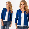 CncoolNew Fashion Spring Women Slim Blazer feminino Coat Casual Jacket Long Sleeve One Button Suit White Ladies Blazers