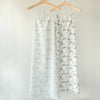 Colline2022 summer summer beach suspender skirt design print back cross dress