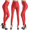 Winter Leggings Women Faux Leather Leggings High Waist Leggings Pencil PU Leather Pants Sexy Legging Legins Full Pant