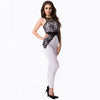 Hot Selling Fashion Jumpsuit Full Length Women Bodysuit RT70199 Lace Sheer Mesh Jumpsuits Wholesale Womens Romper