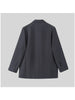 Commute Black Suit Jacket Women's Spring And Autumn Design Casual Loose Thin Plain Long Sleeve Blazer Coat Female