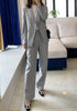 Commuter Solid Color Ladies Suit Suit 2023 Early Spring Casual Temperament Thin European and American Jacket