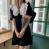 Cost-Effective Gentle Summer Party Lace Black Plus Size Dress Elegant Women Korean Style Loose Clothes Vintage Gothic Student