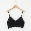 Crochet Cotton Crop Bikini Bra Top Women Summer Festival Beach Hollow Out Hippie Tops