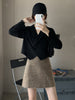 Crop Blazers Women Spring Temperament Casual Simple All-match Daily Casual Office Lady Korean Style Thin Preppy
