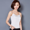 Crop Top Clothes Canotta Donna Estiva Tropical womens tank tops 2022 Silk Women Shirt Camis Sleeveless Blusa Summer Feminina