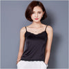 Crop Top Women 2022 Summer Sexy Lace Silk Camis Tank Tops Cropped Sleeveless Blouse fitness Women Shirt Casual debardeur femme
