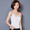 Crop Top Women 2022 Summer Sexy Lace Silk Camis Tank Tops Cropped Sleeveless Blouse fitness Women Shirt Casual debardeur femme