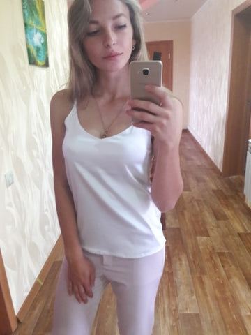 Crop Top Women Camis Silk Satin Halter Top Women Camisole 2022 Summer Style Sexy Sleeveless Vest Slim White Tops Roupas Femin