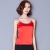 Crop Tops Women Red Cropped Summer Lace Crop Top Sexy Halter Silk Blusa Tank Tops Black White Camis Shirt Vetement Femme