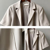Cropped Blazers Women Leisure Short Sleeve Summer Lady Trendy Korean Style Office All-match Cozy Simple Female Students Outwear