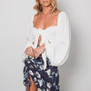 Cryptographic Sexy Backless Square Collar Wrap Women Shirts Batwing Sleeve Solid Crop Tops Women Tops and Blouses 2023