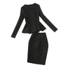 Customize Skyesky women skirt suits office sets women suit business lady workwear long sleeve elegant 2 pieces for work ladies