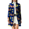 Customized Lady's Wear African Wax V-neck Blazers Female Pattern Print Suit Jacket Tailored  Outfits Dashiki Clothes