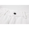 Cut Hollow Ripped Hole High Waist Jeans For Women Summer 2022 Korean Ins Style White Loose Casual Ladies Wide Leg Denim Pants