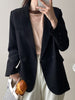 DASSWEI Women Suit Coat Double Breasted Office Lady Blazers 2023 Spring Autumn Tops OL Wear Female Loose Blazer Outwear