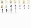 DDK8 Autumn Legging Black Blue and Purple Objects legins Printed leggins Women leggings Sexy Women Pants