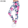 DDK8 Autumn Legging Black Blue and Purple Objects legins Printed leggins Women leggings Sexy Women Pants