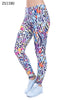 DDK8 Autumn Legging Black Blue and Purple Objects legins Printed leggins Women leggings Sexy Women Pants