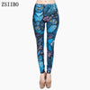 DDK8 Autumn Legging Black Blue and Purple Objects legins Printed leggins Women leggings Sexy Women Pants