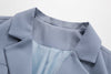 [DEAT] 2022 Autumn Tide Turn-down Collar Single-breasted Solid Color Long Sleeve Loose Temperament Blazer 13Q934