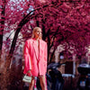DEAT 2022 Autumn Winter Casual Long Sleeve Loose Double Breasted Clear Color White Blazer Female SK759