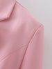 DEAT 2023 Autumn Lapel Long Sleeve Blazer Casual Solid Color Drawstring Tassel Temperament Coat Women 13V1819