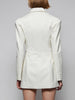 DEAT 2023 Autumn Women's Blazer Laple Diamonds Loose Double Braested Long Sleeve Solid Suit jackets Tide 17A317