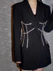 DEAT 2023 Autumn Women's Blazer Laple Diamonds Loose Double Braested Long Sleeve Solid Suit jackets Tide 17A317