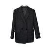 DEAT 2023 Autumn Autumn Casual Black Bright Silk Knitted Long Sleeve Suit Coat Women Temperament Tweed jackets SL547