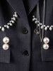 DEAT 2023 Autumn Autumn Long Sleeve Loose Single Breasted Pearl Grey Medium Length Slim Blazer Coat Women SH324