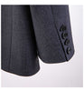 DEAT 2022 Autumn Winter Long Sleeve Loose Single Breasted Pearl Grey Medium Length Slim Blazer Coat Women SH324