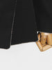 DEAT 2023 V-neck Flare Lseeves Two Buttons Slim High Women Single Suit OL Sexy jackets All Match WD61801XL