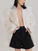 DEAT 2023 Summer Women's Blazer Neothed Loose Single Breatsed Long Sleeve Spliced Mesh Elegant Suit jackets WV10000S