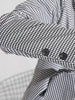 DEAT 2023 autumn and winter women clothes notched plaided gray slim ruffles asymmetrical slim blazer WT42002