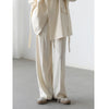 DEAT Women's Blazer Notched Loose Single Breasted Long Sleeve Ribbon White Suit Jackets Female Autumn 2023 17A2004H